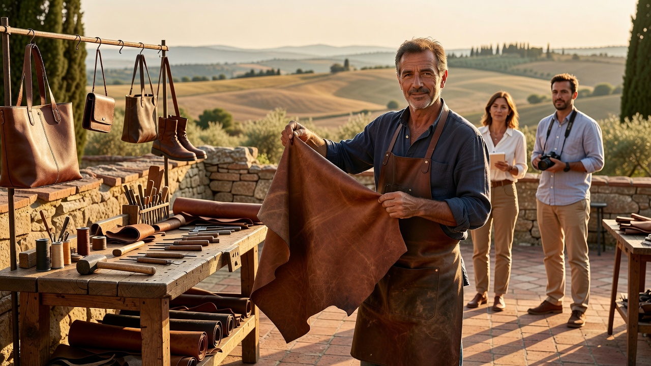 Velito Launches Sustainable Leather Line from Tuscan Farms